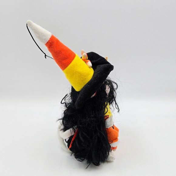 Annalee Candy Corn Witch Mouse Doll Halloween 2009 Retired Read - Picture 10 of 14